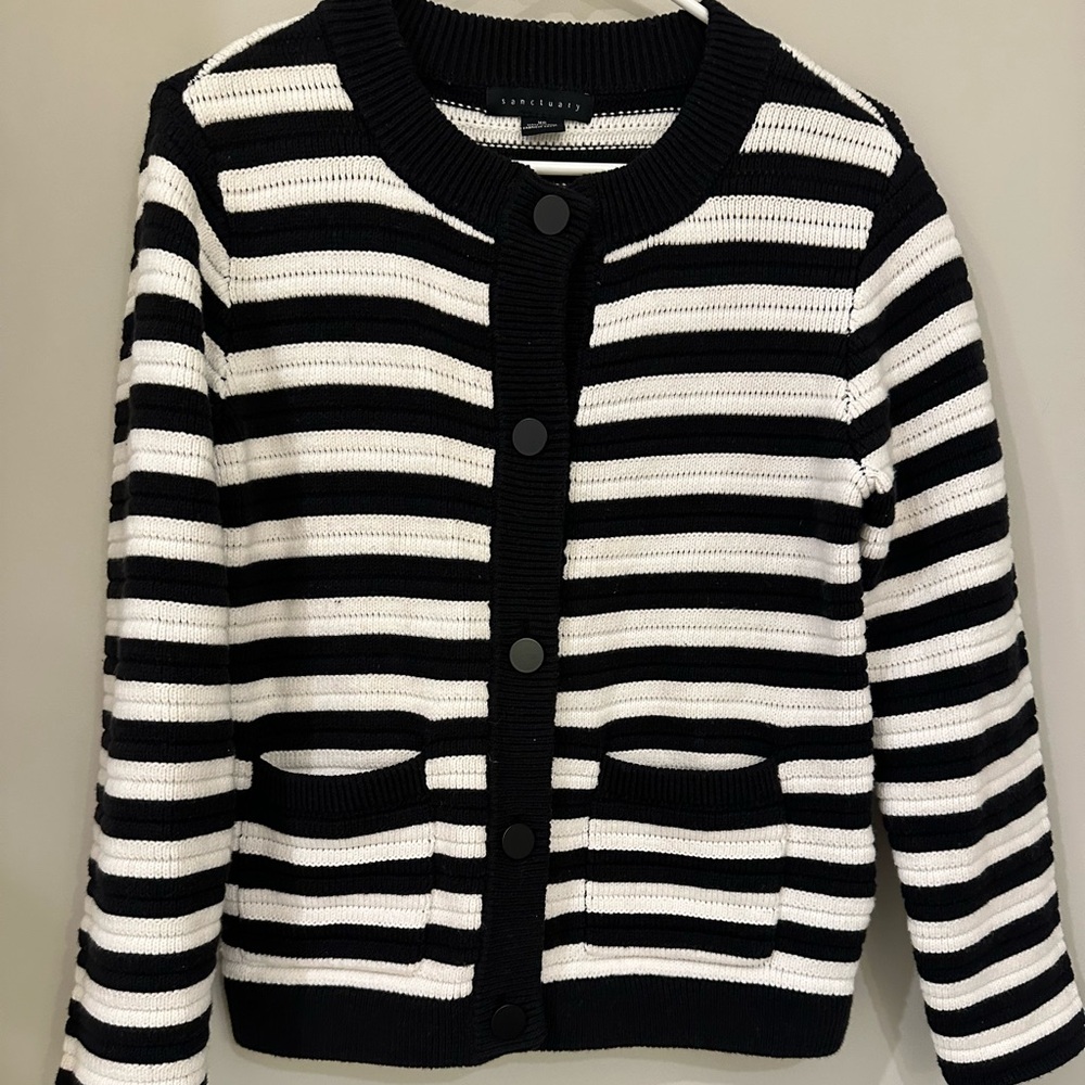 Striped Sanctuary Cardigan!
